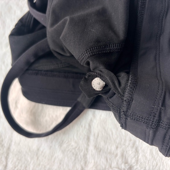 Lululemon Energy Bra Black Size 4 Medium Support Racerback Strappy - Picture 5 of 9